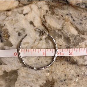 Silpada Jewelry - New Silpada Hammered Hoops Silpada Jewelry - New Silpada Hammered Hoops